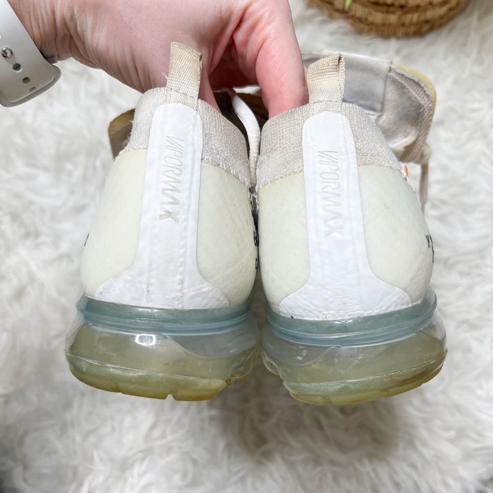 Off-White x Nike | Vapormax White 2018 2017 Zip Tie Orange Tag - Picture 9 of 16